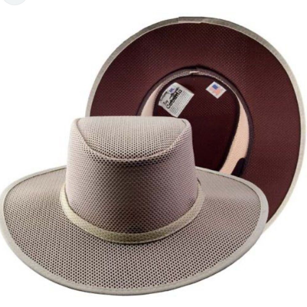 Monterey Bay Cabana Life Tan and Brown Mesh Hat